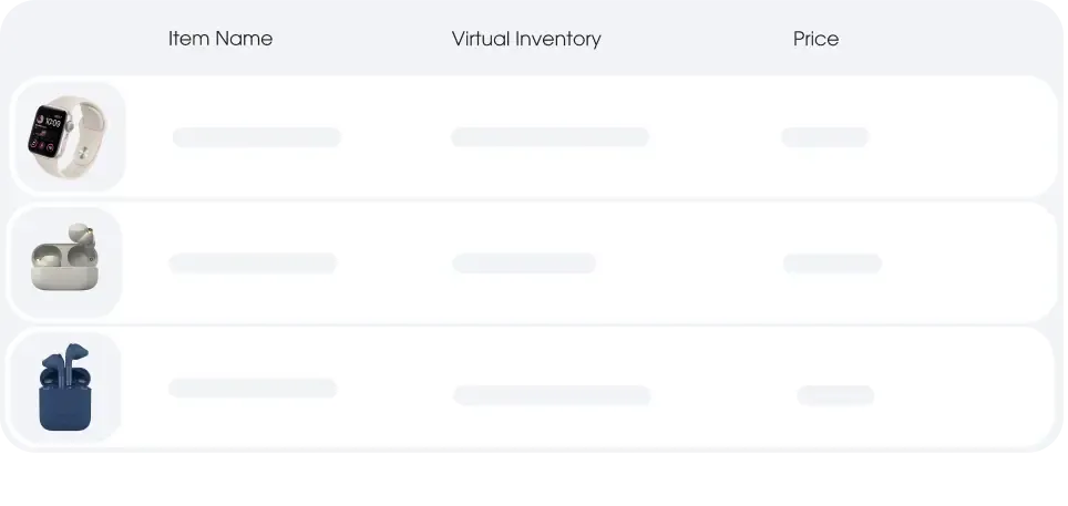 Manage Inventory